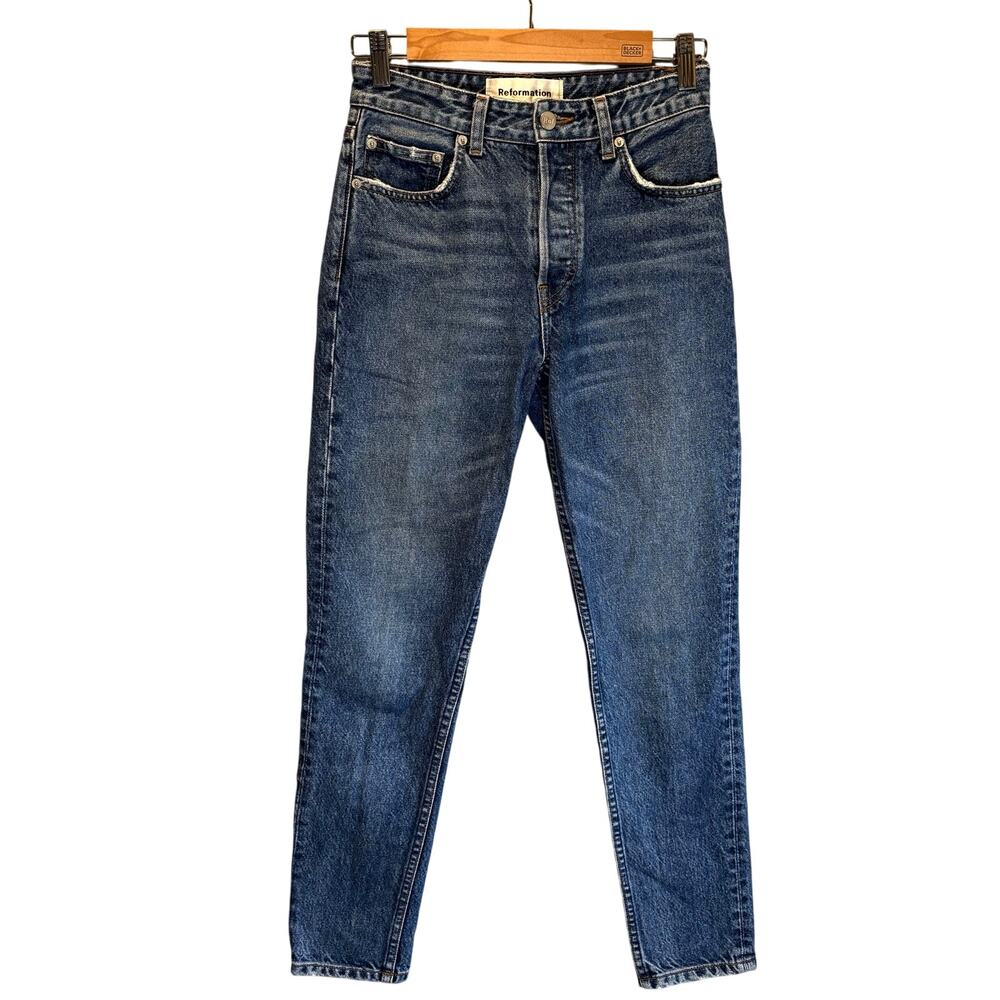 Reformation Skinny French Jeans in Baltic Wash - size 25